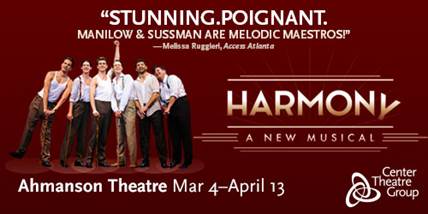 Harmony: A New Musical • TKTS Now On Sale! • Barry Manilow