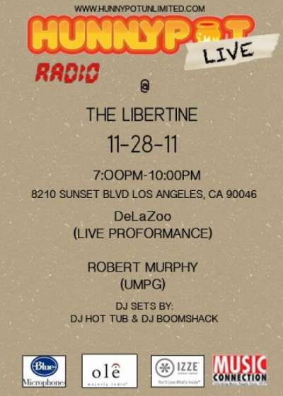 ROBERT MURPHY (UNIVERSAL MUSIC PUBLISHING, INTERVIEW/DJ SET) + DELAZOO (INTERVIEW/LIVE)
