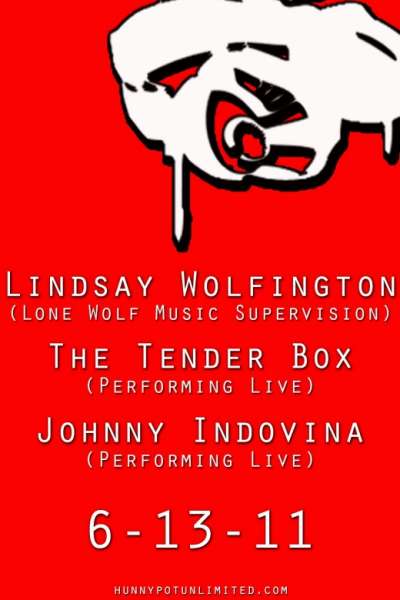 LINDSAY WOLFINGTON (LONE WOLF MUSIC SUPERVISION, INTERVIEW/DJ SET) + JOHNNY INDOVINA + THE TENDER BOX