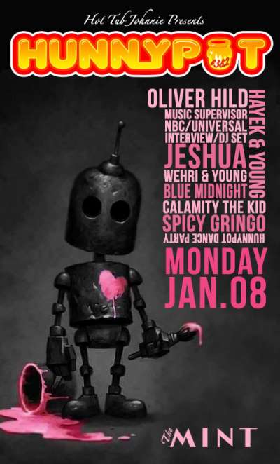 OLIVER HILD (MUSIC SUPERVISOR NBC/UNIVERSAL INTERVIEW/DJ SET) + JESHUA + HAYEK &amp; YOUNG + WEHRI &amp; YOUNG + BLUE MIDNIGHT + CALAMITY THE KID + SPICY GRINGO