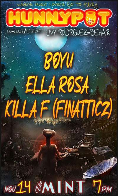 LIVY RODRIGUEZ-BEHAR (DREAMBOAT MUSIC SUPERVISION, CO-HOST/DJ SET) + ELLA ROSA + KILLA F (FiNaTTiCz)