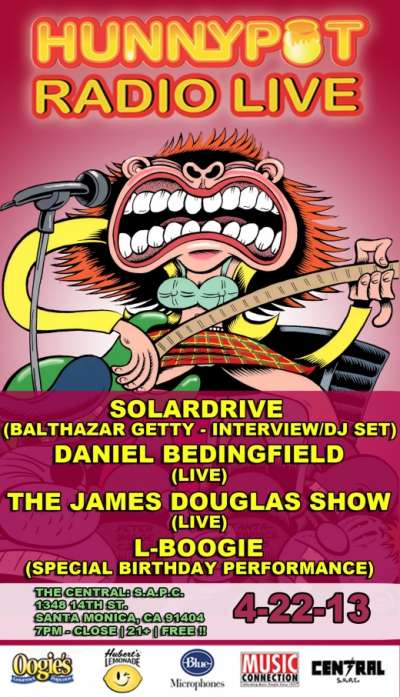 BALTHAZAR GETTY, (INTERVIEW DJ SET) + LIVE PERFORMANCES BY DANIEL BEDINGFIELD + JAMES DOUGLAS SHOW + L-BOOGIE